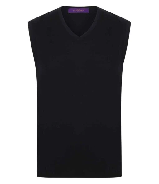 Henbury Lightweight Sleeveless Cotton Acrylic V Neck Sweater -Portwest || SOL'S || RUSSELL Shop e50121abd431e95f5faad044f518edf89b7a1297ad381e4845434e0066ebab48