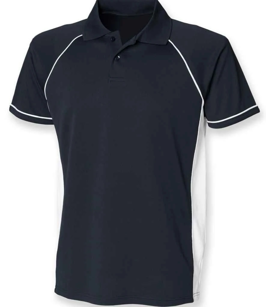 Finden + Hales Performance Panel Polo Shirt 3 Finden + Hales Performance Panel Polo Shirt - Image 3