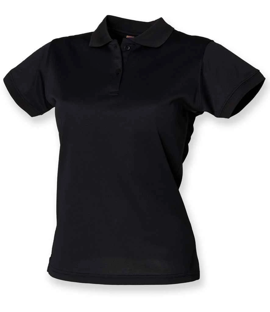 Henbury Ladies Coolplus Wicking Piqué Polo Shirt 4 Henbury Ladies Coolplus Wicking Piqué Polo Shirt - Image 4