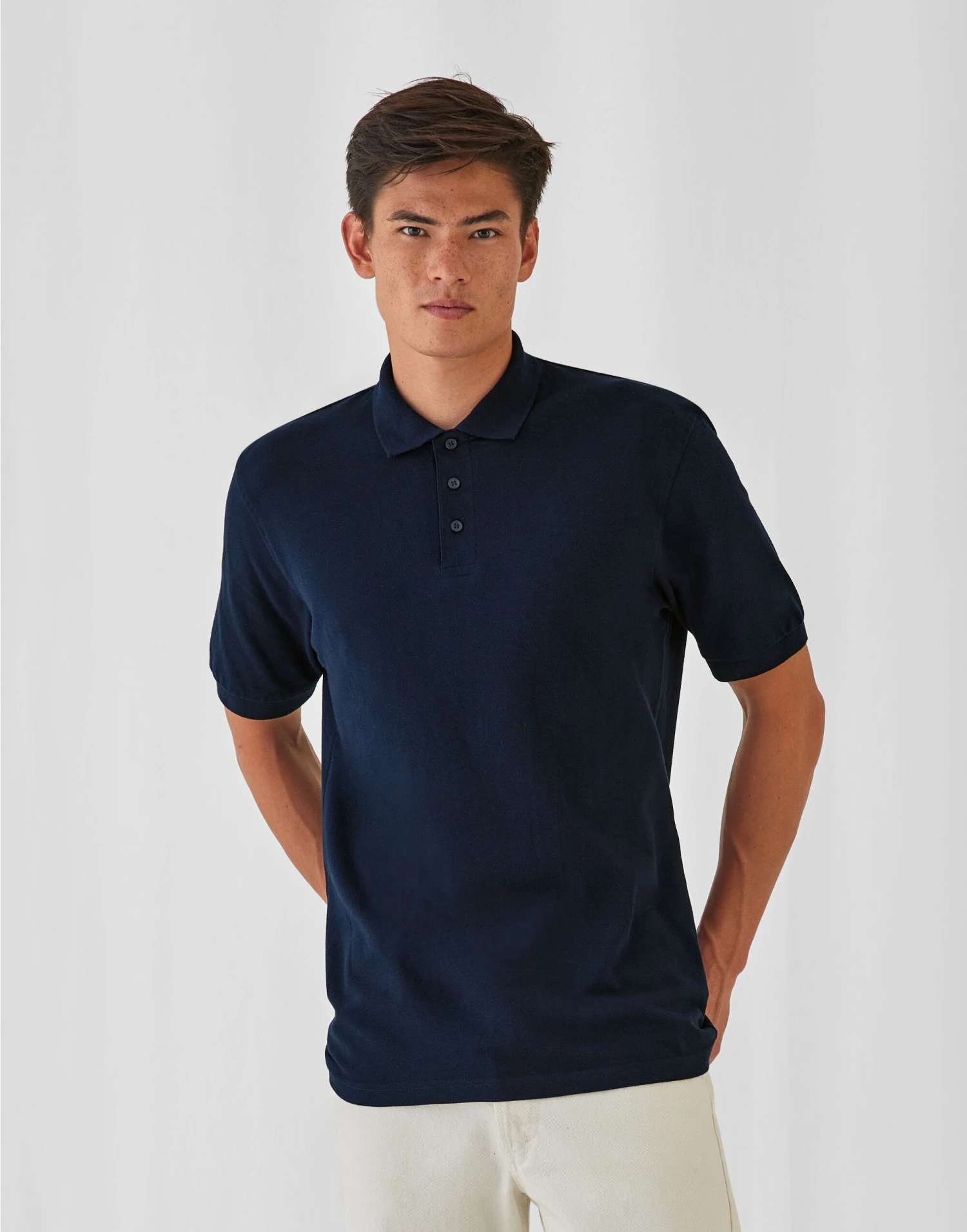 B&C Mens Safran Piqué Polo 3 B&C Mens Safran Piqué Polo - Image 3