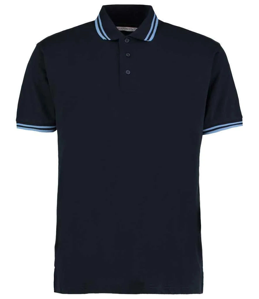 Kustom Kit Classic Fit Tipped Collar Polo 16 Kustom Kit Classic Fit Tipped Collar Polo - Image 16