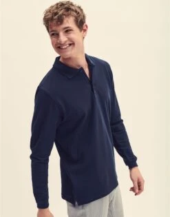 Fruit Of The Loom Mens Premium Long Sleeve Polo -Portwest || SOL'S || RUSSELL Shop ee41026dc578c206ace34403e074cac3ff741daa4fa31f3887b99646fca3b90e