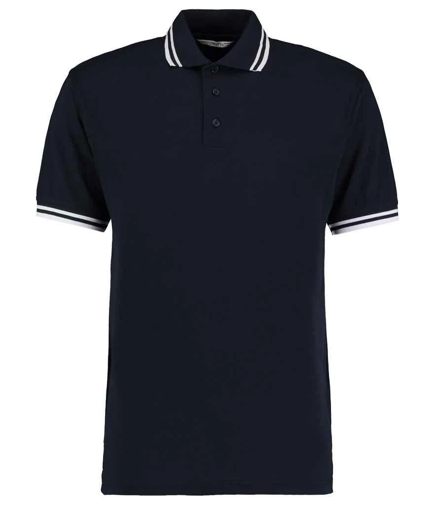 Kustom Kit Classic Fit Tipped Collar Polo 14 Kustom Kit Classic Fit Tipped Collar Polo - Image 14